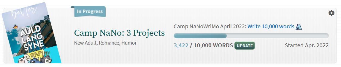 Camp NaNoWriMo progress (Week 1)